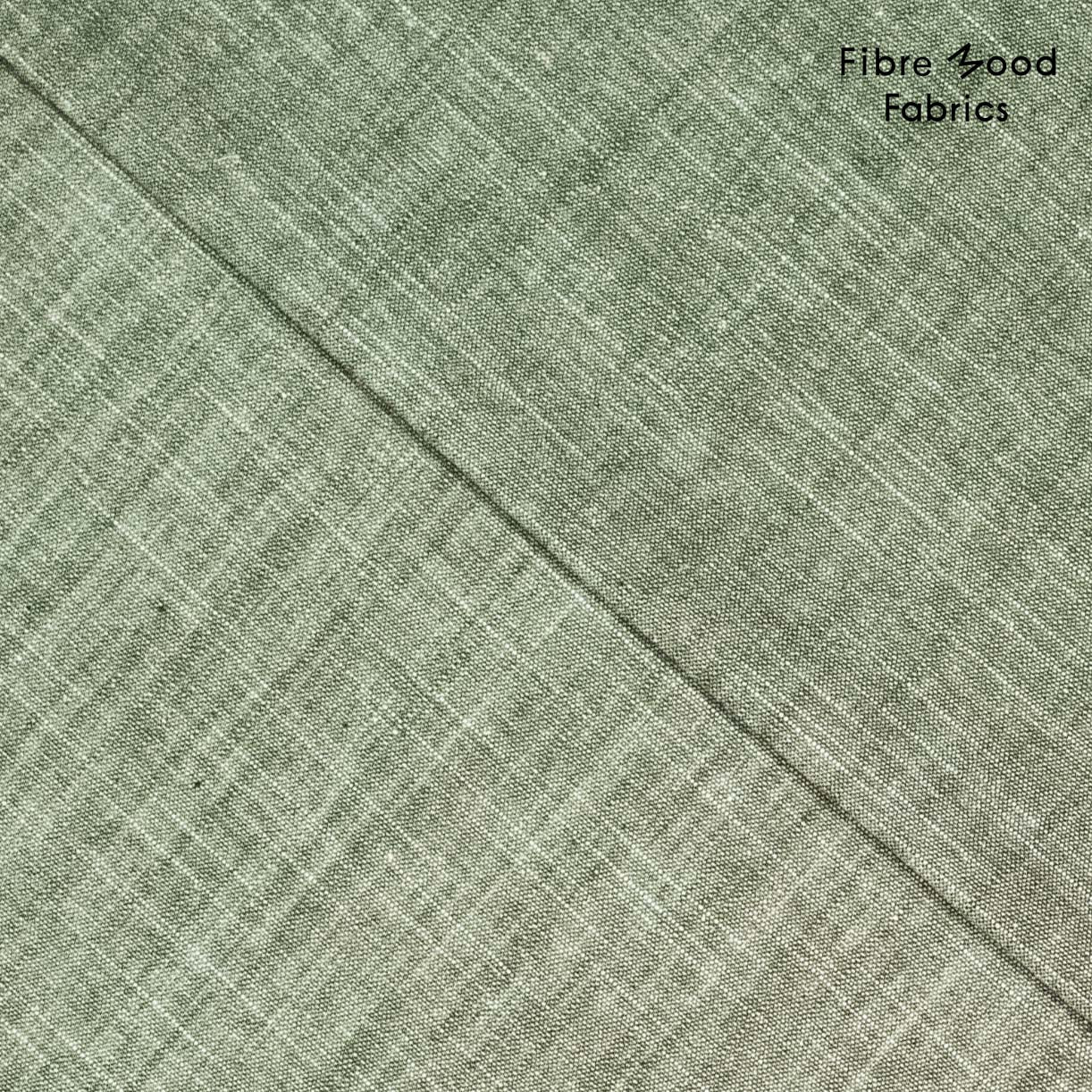 Fibre Mood katoen-linnenmix zachtgroen